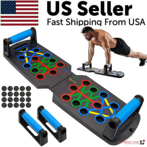 28-in-1 Push-Up Rack Board System – Full Body Home Gym Trainer